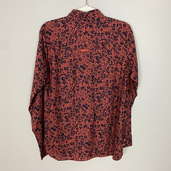 Evy's Tree The Amy Shirt Button Up Ditsy Floral Long Sleeve Shirt Womens Medium - Picture 6 of 7